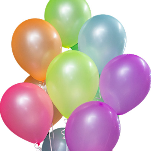Balão Bexiga Neon Número 9 - 30 Unidades - Cores Sortidas