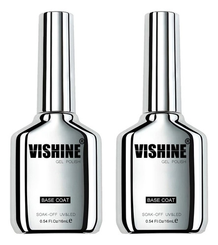 Vishine Juego De 2 Capas Base De 0.5 fl Oz, Base De Protecci