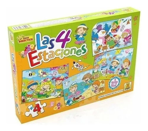  Puzzles X 4 Las 4 Estaciones Juego Didactico Implas Cod 323