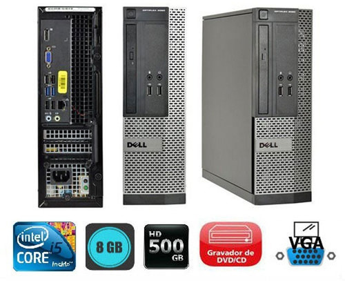 Imagem 5 de 8 de Cpu Monitor Dell Optiplex Core I5 8gb 500gb - Promoção
