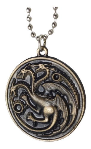 Game Of Thrones Collar Dije Daenerys Targaryen House Dragon