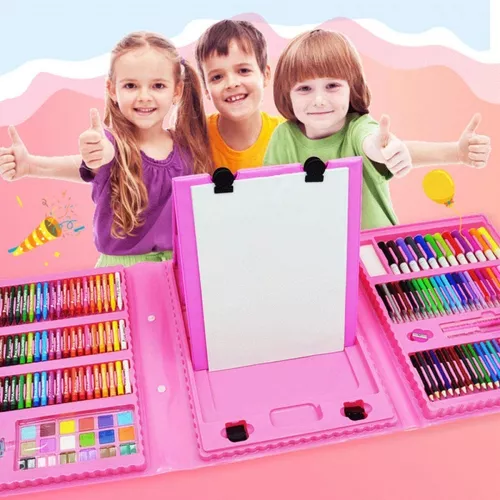 Kit De Pintura Para Niños De 208 Pcs Set De Arte GENERICO