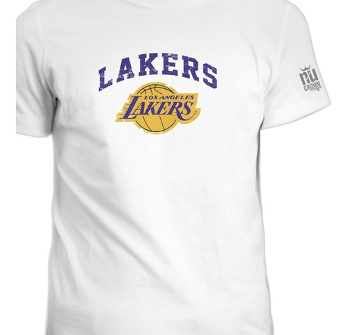 Camiseta Los Ángeles Lakers La Nba Basquet Basquetbol Ink