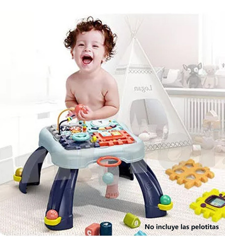 Mesa Didactica Multifuncion +cubo Didactico 6 De Funciones