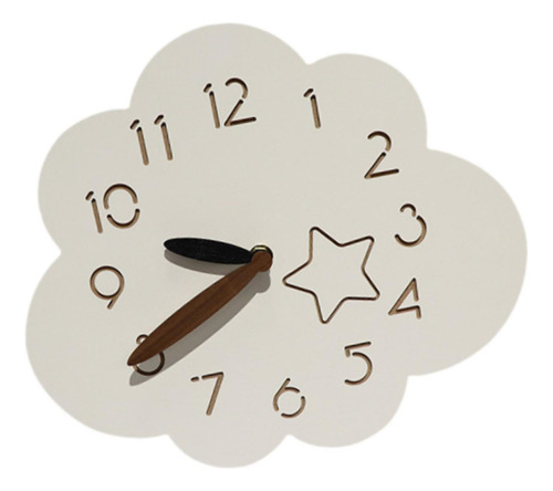 Reloj De Pared Con Diseño De, Con Patrón De Estrellas