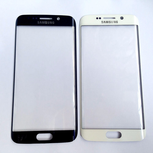 Visor Para Táctil Samsung S7 Edge Blanco Negro Plateado