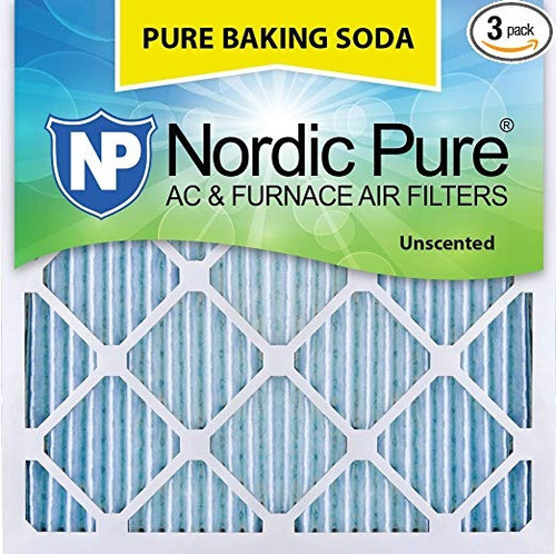 20x20x1pbs-3 Puros Nórdicos Puros Bicarbonato De Sodio Filtr