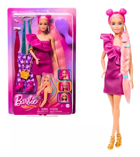 Boneca Barbie Totally Hair Cores de Neon Sortido HKT95 - Star