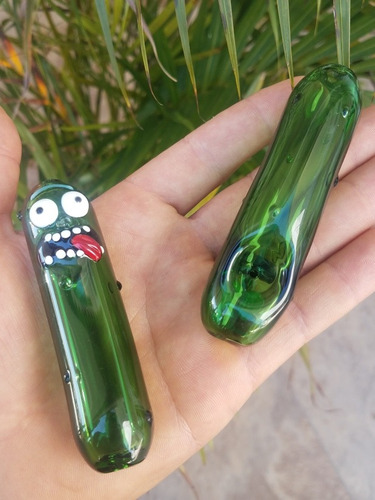 Pipa Rick Y Morty Pepinillo Rick - Titanglass - Clutch Bowl