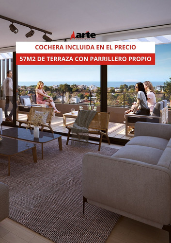 Venta De Apartamento Penthouse De 3 Dormitorios En Barra De Carrasco Con 57 M2 De Terraza Y Parrillero