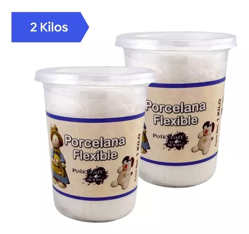 Porcelana Fría Natural 500 gramos - En Porcelana Fría y Foami