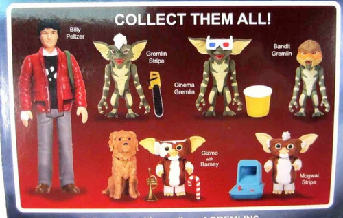 Gremlins Funko Reaction Coleccion Completa Gizmo Stripe Neca