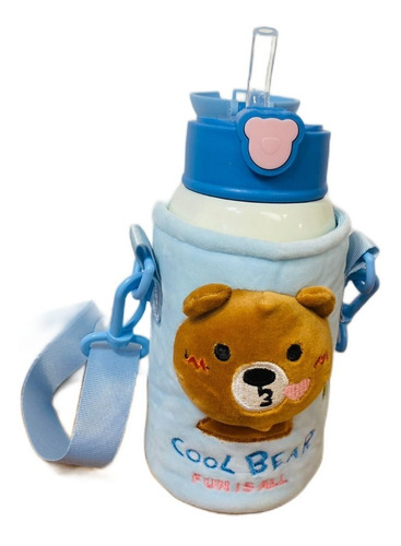 Vaso Termo Termico Infantil Acero Inoxidable Con Mochila 3d