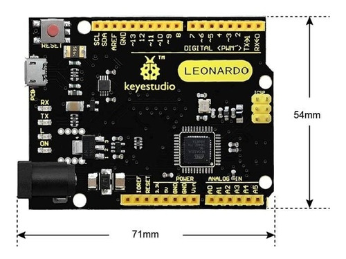Placa Arduinu Ks0248 Estúdio Leonardo R3 Modulo Board