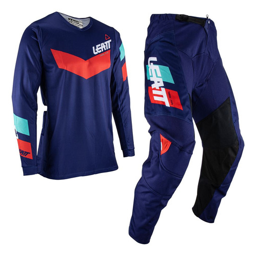 Kit Ride Moto 3.5 (pantalón + Jersey) Leatt Color: Zebra