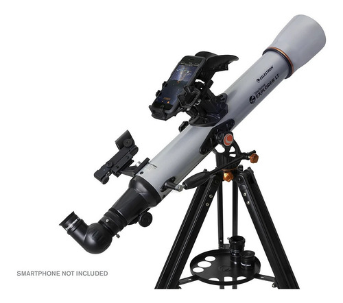 Imagen 1 de 10 de Telescopio Refractor Celestron Autoguiado Celular Explorer80