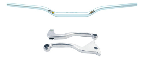 Manubrio Wr5 Plata + Manija Honda Xr250 Tornado 03-07 Wirtz