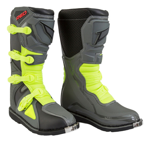 Bota Red Dragon Off-road Cross Enduro Trilha Red Forza Ex