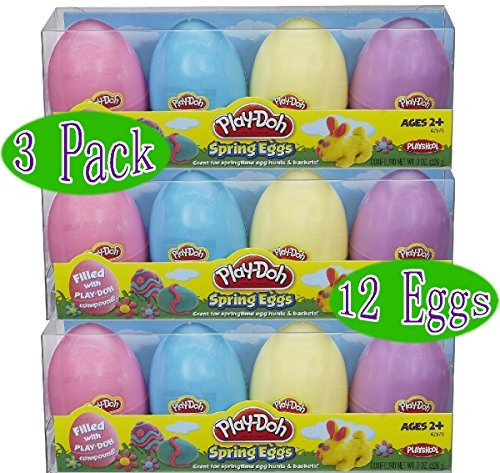 Paquete De 4 De Huevos De Primavera De Playdoh 12 Huevos Y 2