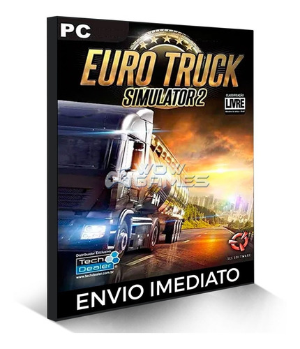 Euro Truck Simulator 2 Pc Steam Key -  Jogo Original Online