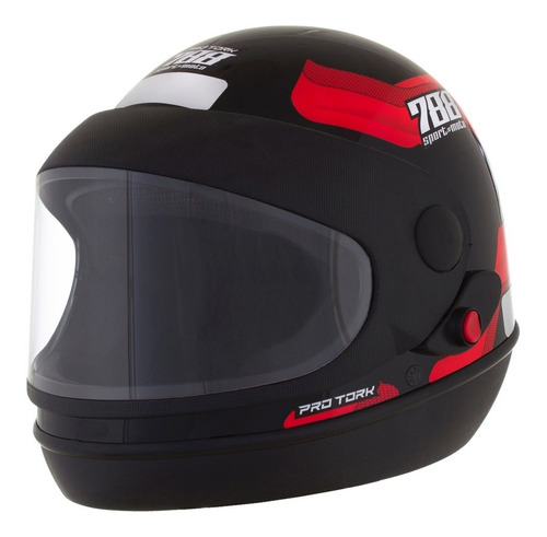 Capacete Moto Pro Tork Sport Moto Automático Vermelho