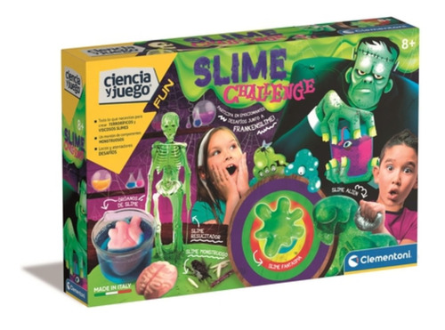 Juego Ciencia Slime Challenge Clementoni Universo Binario