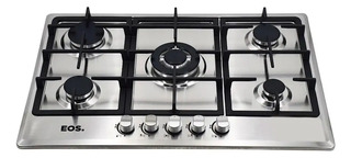 Cooktop a Gás de Embutir EOS 5 Bocas Inox Com Tripla Chama