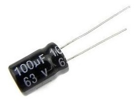 Capacitor Eletrolítico 100uf 63v 85° Hitano - 50 Unidades