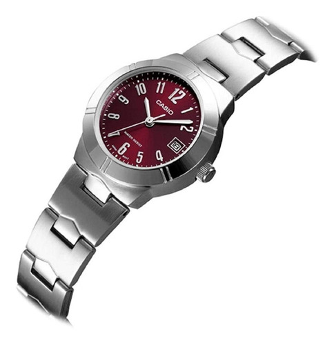 Imagen 2 de 3 de Casio Ltp 1241d Enticer Ladies P/dama /correa Metalica Origi