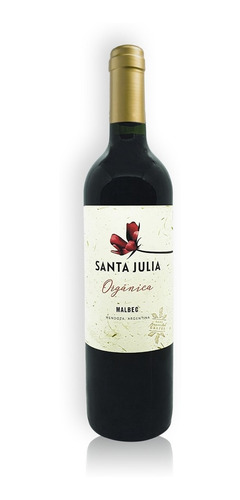 Vino Santa Julia Orgánica Malbec 750ml Maipú Mendoza