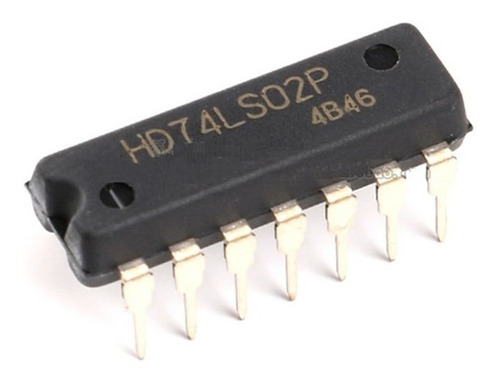 Hd74ls02p Compuerta Logica Nor Arduinooo Raspberry 74ls02 Pi