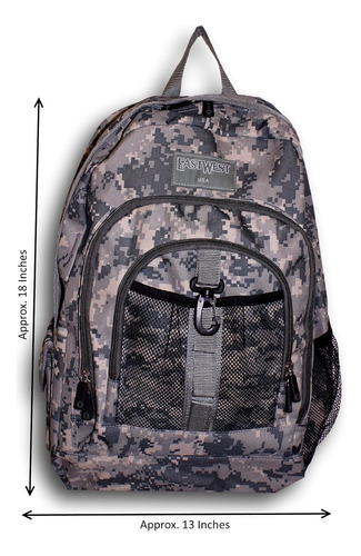 Bc104 Mochila Deportiva Militar De Camuflaje Digital