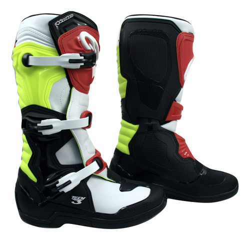 Bota Alpinestars Tech 3 Motocross Trilha Cor Nova Lançamento