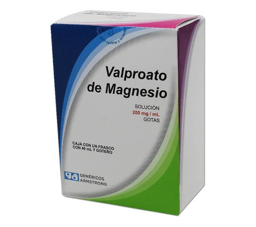Valproato De Magnesio Solución Gotas 200mg C/40ml/ Armstrong