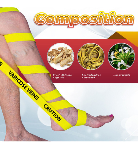 5×parche For Varices, Promueve La Circulación Sanguínea