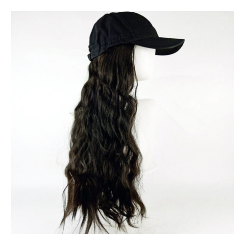 Peluca De Béisbol Para Mujer Con Extensiones De Cabello