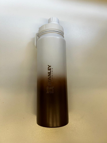 Botella Térmica Acero Inoxidable Frío/calor Grabado Laser Marrón