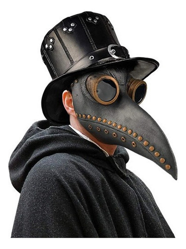 Steampunk Plague Doctor Pak Máscara Accesorios De Halloween