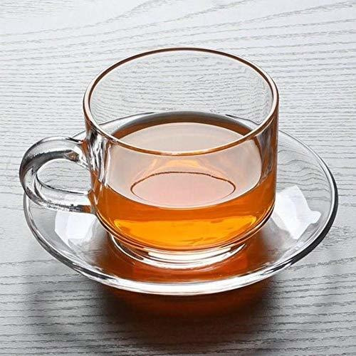 Taza De Café De Cristal, Tazas De Capuchino, Tazas De Café,
