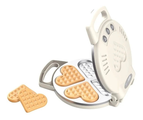 Imagen 2 de 6 de Juliana Sweet Home Mi Primera Waflera + 4 Waffles Corazón