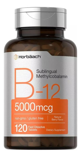 B12 Metilcobalamina Forma Activa Sublingual 5000 Mcg X120 