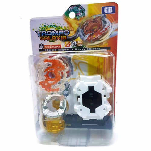 Trompo Galaxia Juguete Tipo Beyblade Burst 64081 Naranja