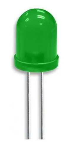 Pack De 10 Leds 10mm Verde Diodos Redondos