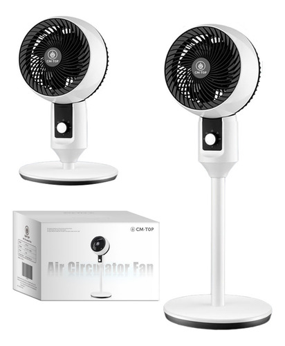 Ventilador De Pedestal 50w Oscilante Con 3 Velocidades 29.5 Cm 60 Hz Blanco Negro Plástico 3