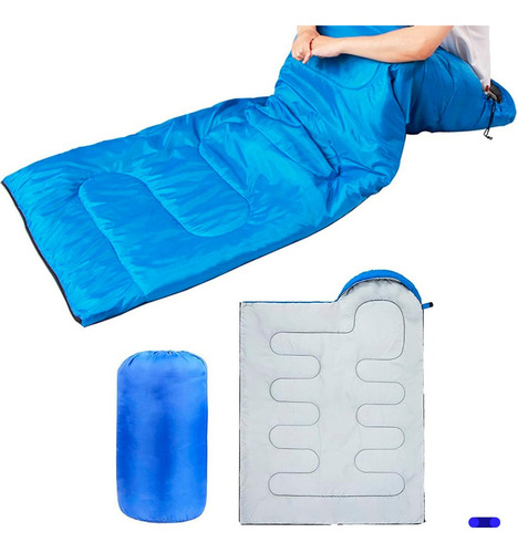 De Bolsa De Dormir Bolsa De Dormir Térmica Portátil Pad Azul