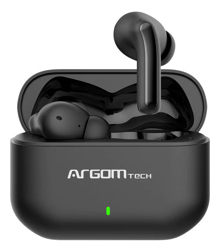 Earbuds Argom Skeipods E85 Cancelacion Activa De Ruido Negro