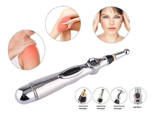 Pluma Masajeadora Electro Estimulacion Fascial Acupuntura