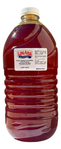 Aceite Mantequilla Louana Para Palomitas Original 10 Lts.