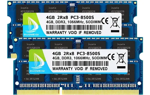 comprar Memorias Ram Duomeiqi 8gb (2x4gb) Ddr3, 1066mhz, Sodimm