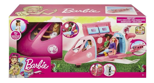 Oferta Jet Avion Barbie+muñeca Original De Mattel 